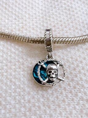 Disney Pirates of the Caribbean Dangle Charm For Pandora Bracelet